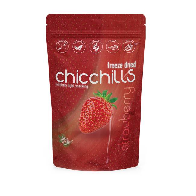 Chicchills Çilek- Dondurularak Kurutulmuş Çilek 15g