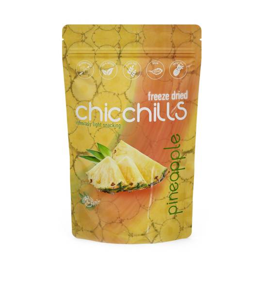 Chicchills Ananas - Dondurularak Kurutulmuş Ananas 20g