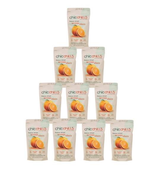 Chicchills Orange - Freeze Dried Orange 20g x 10