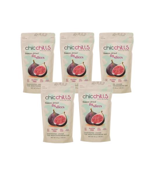 Chicchills Figs - Freeze Dried Figs 30g x 5
