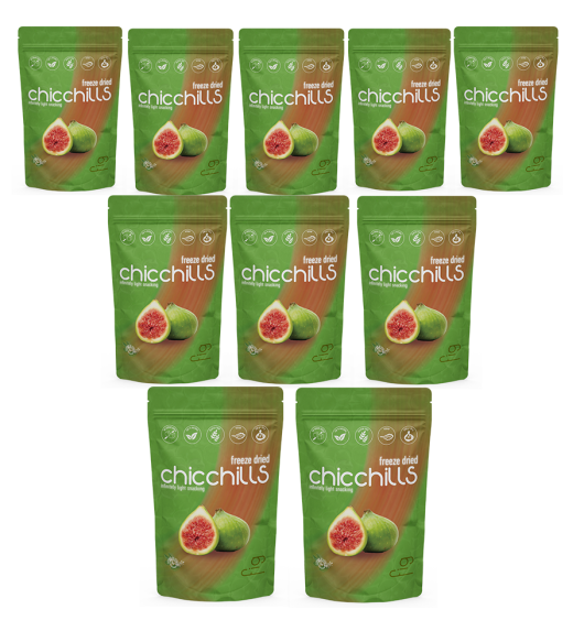 Chicchills İncir - Dondurularak Kurutulmuş İncir 30g x 10
