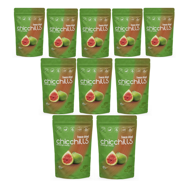 Chicchills İncir - Dondurularak Kurutulmuş İncir 30g x 10