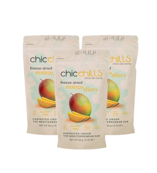 Chicchills Mango – Dondurularak Kurutulmuş Mango 20g x 3